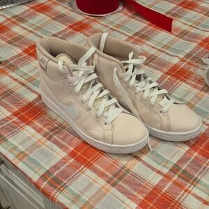 Nike Women's Beige High-Top Sneakers